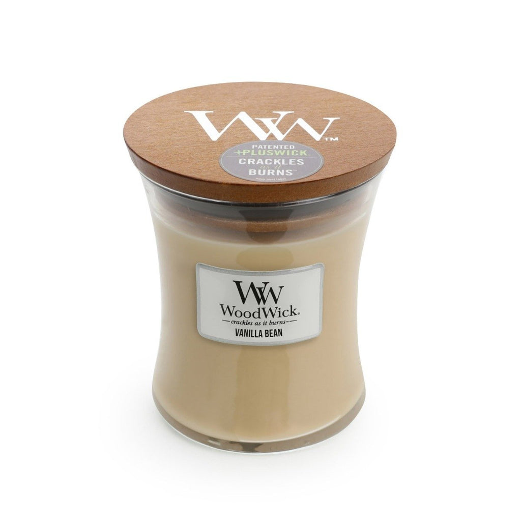 Woodwick Medium Candle - Vanilla Bean